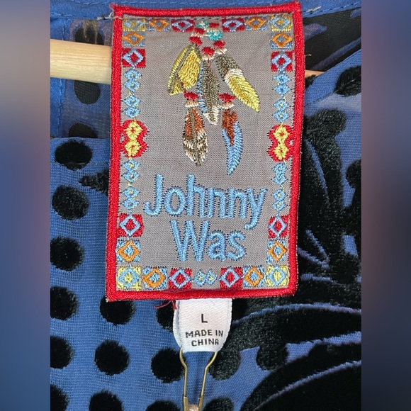 NWT!$598•Johnny Was•Lanai Burnout Pippa Dress With Slip•Sz Large - Picture 8 of 14